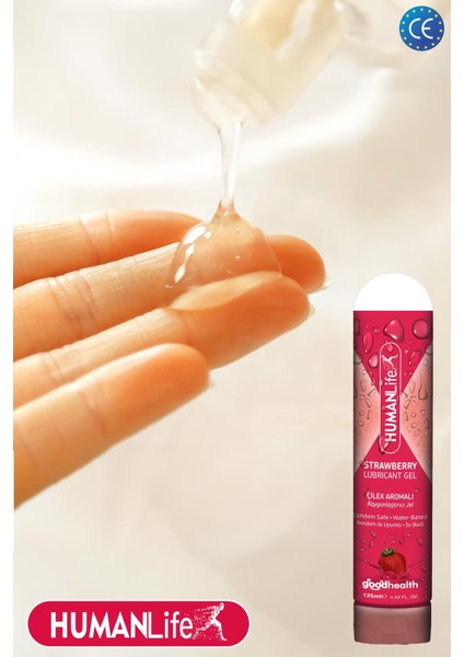 Humanlife 125 ml Çilek Aromalı Jel Lubricant