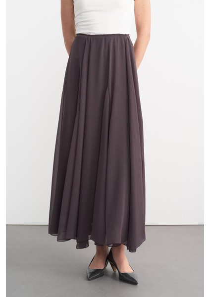 Eva Parçalı Uzun Etek Antrasit modelleri