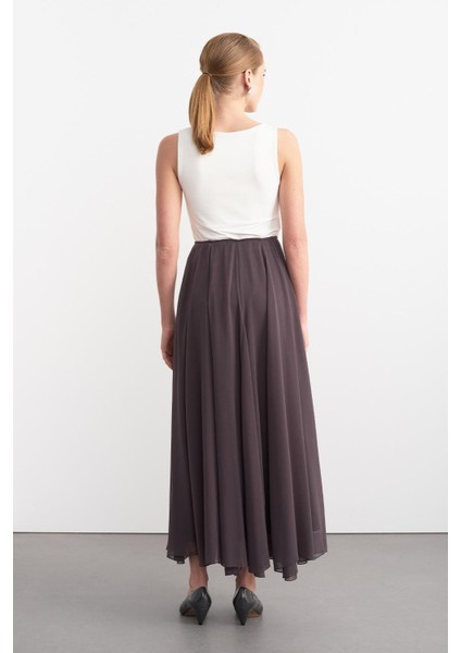 Eva Parçalı Uzun Etek Antrasit fırsatları