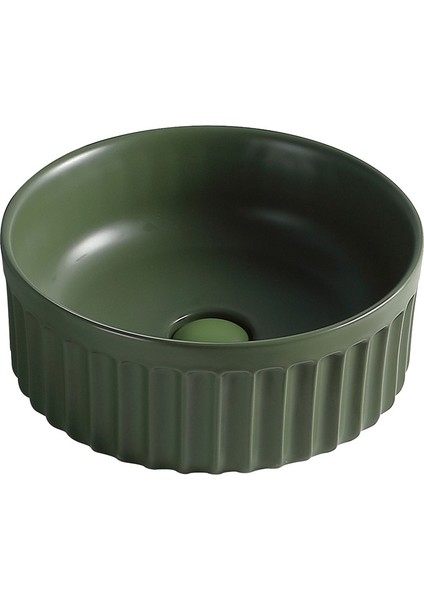 EY-4715MY Mat Yeşil Tezgah Üstü Lavabo