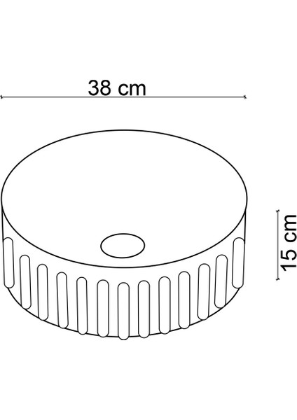 EY-4715MY Mat Yeşil Tezgah Üstü Lavabo fiyatları