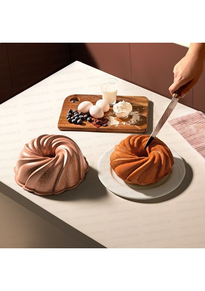 Buket Döküm Kek Kalıbı - Rose Gold - 9x24 cm fiyatları