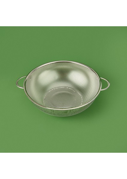 Paslanmaz Çelik Süzgeç - Gri - 25 cm