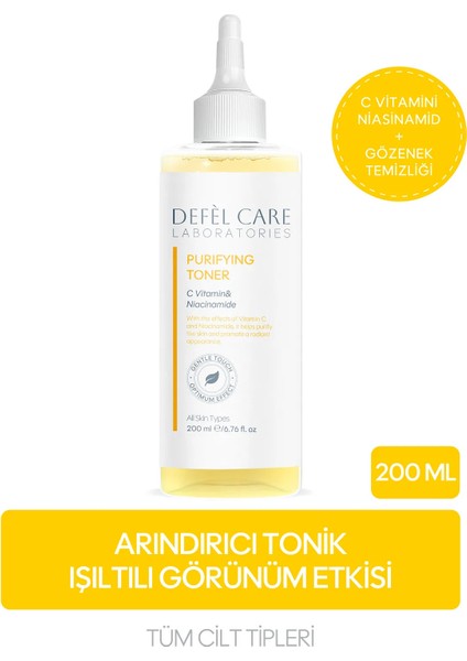 Arındırıcı Tonik – Arındırıcı ve Işıltı Veren Günlük Cilt Bakım Toniği (200 Ml)