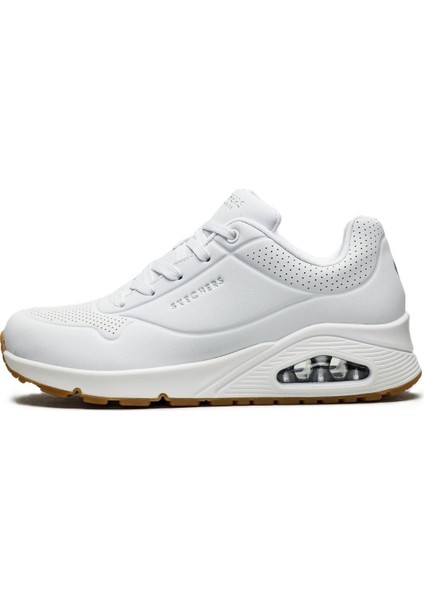 Uno-Stand On Air Memory Foam Womens Sneaker White Hafızalı Taban Kadın Günlük Spor Ayakkabı Beyaz