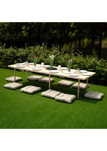 Katlanabilir Piknik Masası – Katlanabilir Kamp Masası – 75X200 cm - Ham