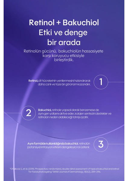Bakuchiol Serum Doğal Retinol Etkili (30 Ml) indirimleri