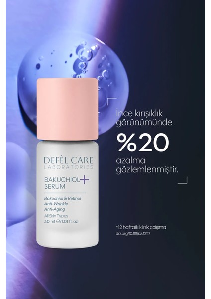 Bakuchiol Serum Doğal Retinol Etkili (30 Ml)