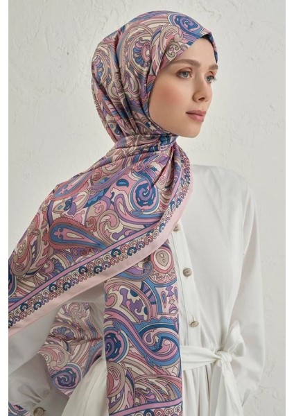 Pembe Pure Etnik Desen Şal-2 27