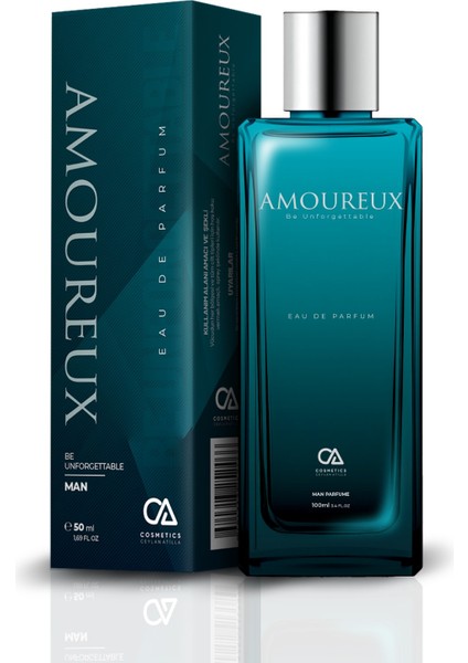 Ca Eau De Parfum ”amoureux” 50ML Man Ultra Kalıcı Erkek Parfümü