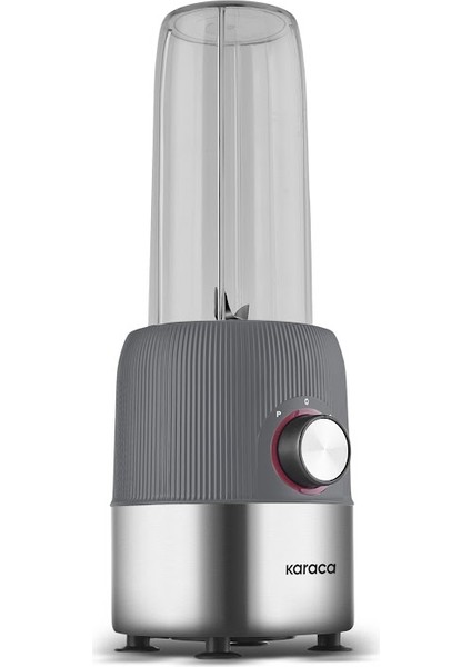 Blend ve Rush Inox Personal Kişisel Smoothie Blender Antrasit