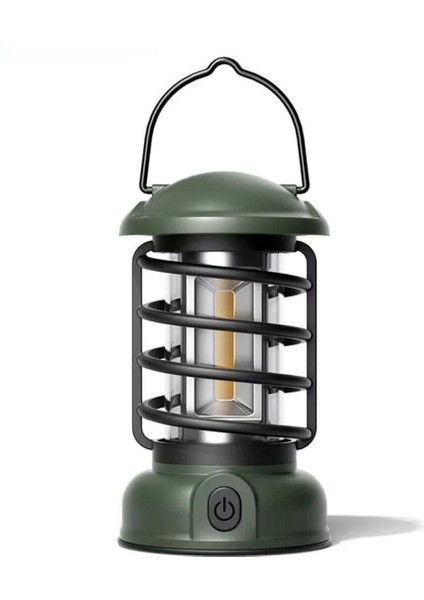 Vintage Glamping Kamp Lambası 300 Lümen Yeşil fiyatları