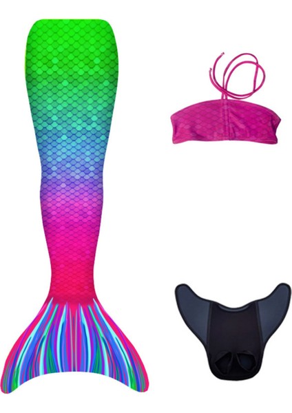 Deniz Kızı 3'lü Takım Bikini Kostüm Seti Capri