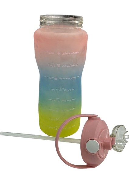 3'lü Motivasyonel Su Şişesi Seti, 3,5 L, Pembe, Plastik, ve şık tasarım fiyatları
