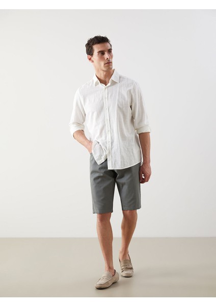 Yeni Sezon Slim Fit Erkek Sort - S51098Z8