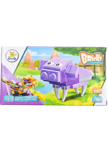 Bricks LEGO Hayvanlar 12 Li Set -231 Parça (SM198B) fırsatları