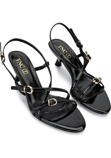 Kadın Hakiki Deri Siyah Rugan Topuklu Ayakkabı 654 368 Bn Ayk Y25 Sıyah Krsk Rgn fiyatları