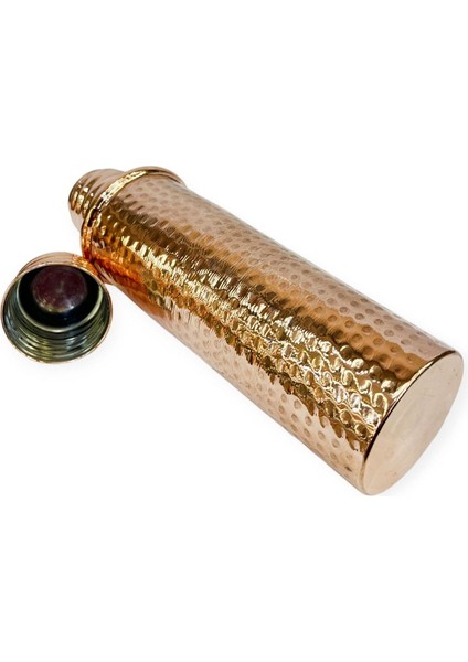 El Dövme Bakır Matara 0,75 L, Sağlıklı ve Şık Seyahat Arkadaşı, Sarı fırsatları