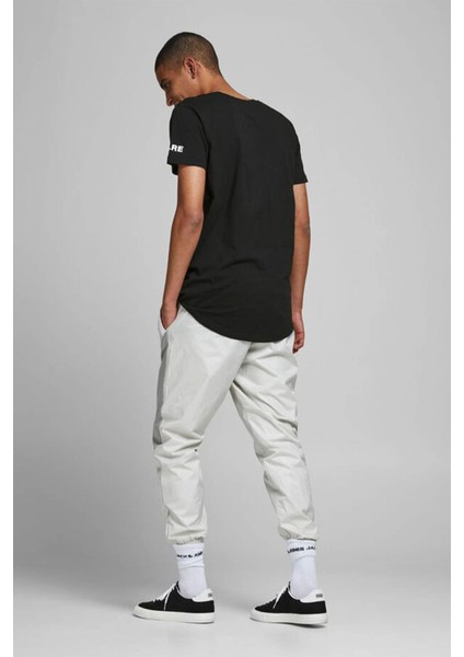 Erkek Siyah Baskılı Printed T-Shirt - 12195559 fiyatları