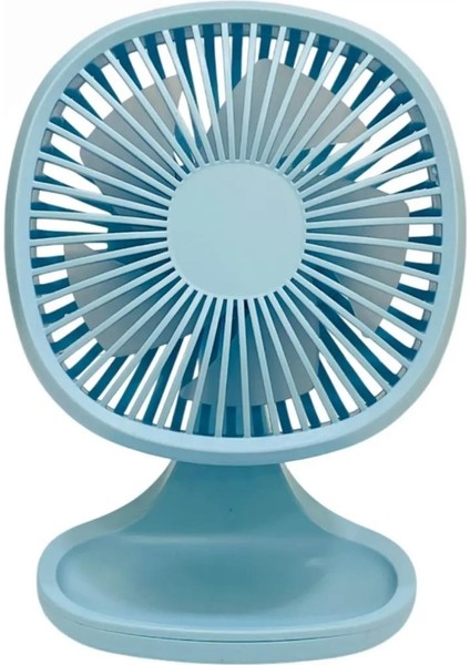 Mini Masa Fanı Taşınabilir Serinletici Şarjlı Vantilatör 3 Kademeli Hız Ayarı YM88192A