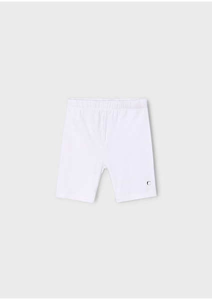 Kız Çocuk Basic Kapri Tayt Beyaz 610