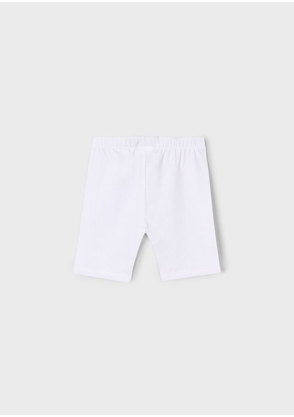 Kız Çocuk Basic Kapri Tayt Beyaz 610 fiyatları