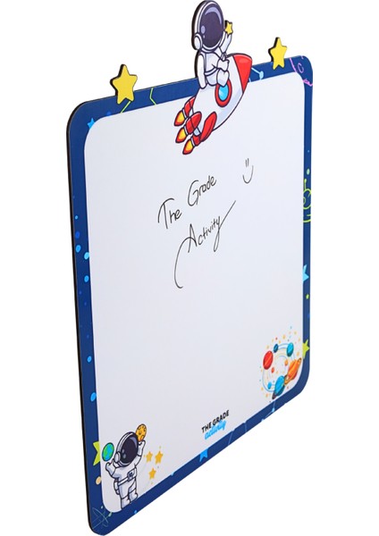 Astronot Temalı Çocuk Yazı Tahtası Eğitici Yazı Tahtası Çocuk Aktivite Tahtası Eğitici Set Oyuncak fırsatları