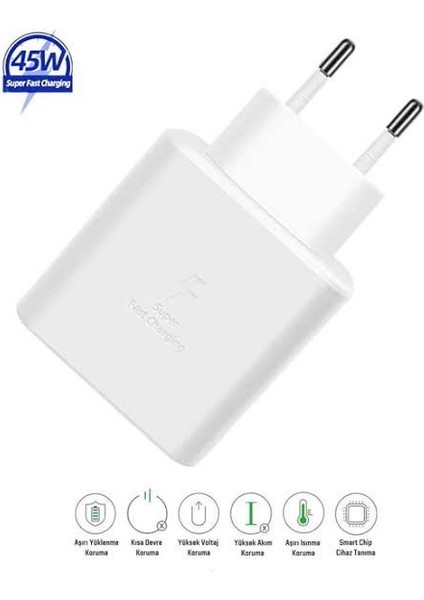 Samsung 45 Watt Şarj Adaptörü Type C