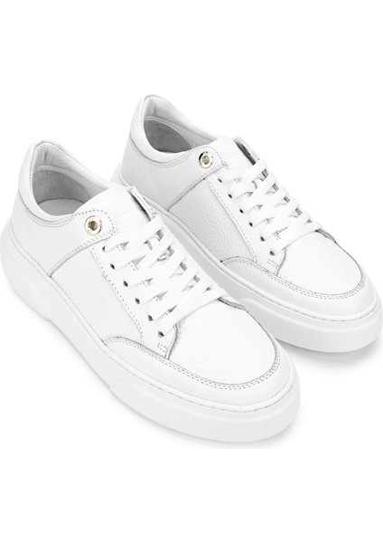 Kadın Hakiki Deri Beyaz Sneakers & Spor Ayakkabı 04 503 Bn Ayk Y25 Beyaz Fltr fiyatları