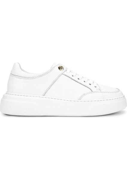 Kadın Hakiki Deri Beyaz Sneakers & Spor Ayakkabı 04 503 Bn Ayk Y25 Beyaz Fltr