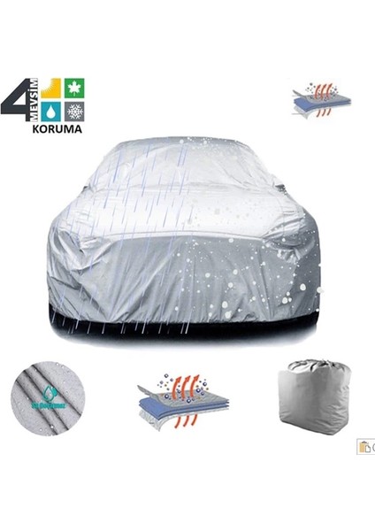 Ford Fiesta Hatchback 2002-2008 4 Mevsim Miflonlu Branda G07