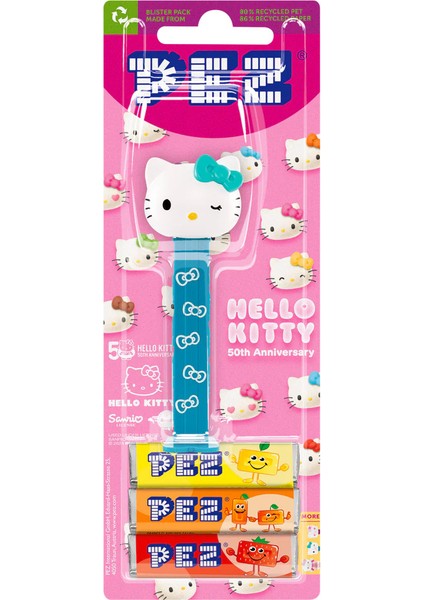 Oyuncaklı Şeker Hello Kitty Blinking (50. Yıl Özel Seri)