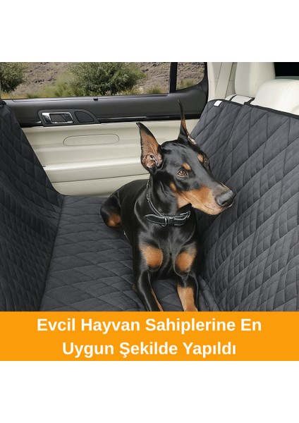 Evcil Hayvan Araba Koltuk Örtüsü Su Geçirmez Dayanıklı Hamak Tasarım Arka Koltuk Koruma Kılıfı Kaymaz Universal Kedi Köpek Araç Aksesuarları 150X200 cm fiyatları