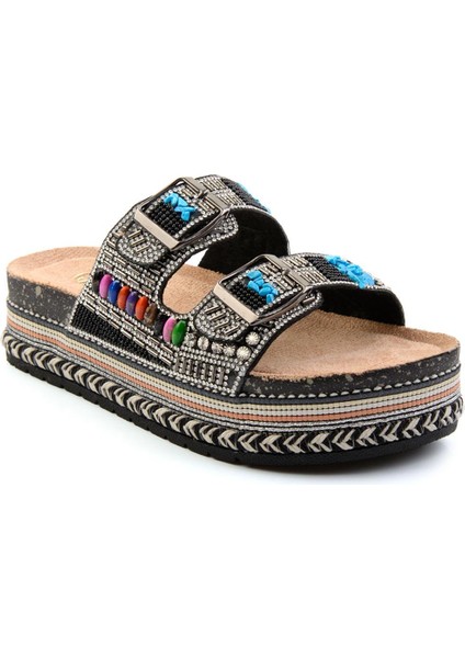 Siyah Kadın Terlik K04824708087 fiyatları