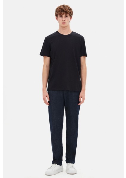 Ds Damat Comfort Fit Siyah %100 Pamuk T-Shirt 6HC14ORT02005 fırsatları