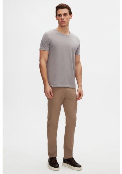Slim Fit Gri T-shirt 4HC141996753M