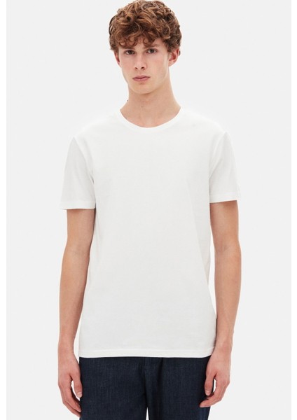 Slim Fit Beyaz T-shirt 4HC141996753M