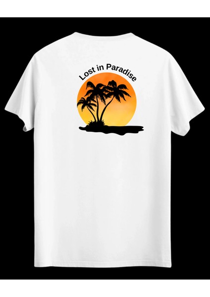 Lost Paradise Unisex Baskılı Tshirt