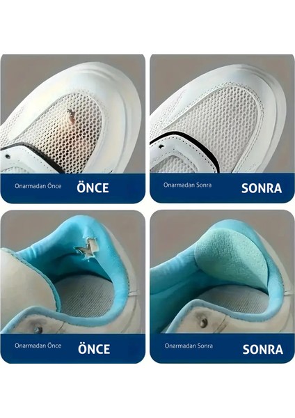 Spor Ayakkabı Yapışkanlı Keçe Tamir Yaması Topuk Desteği.16 Adet Set Renk Seçenekli