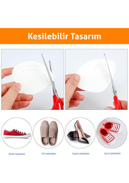 Spor Ayakkabı Yapışkanlı Keçe Tamir Yaması Topuk Desteği.16 Adet Set Renk Seçenekli fırsatları
