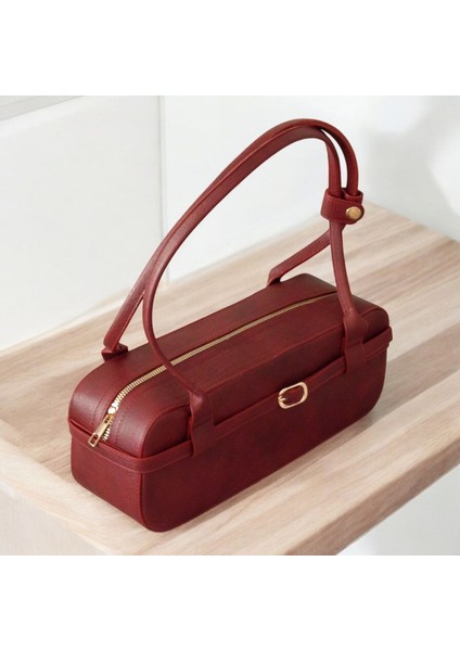 Kemerli Vintage Model El ve Omuz Çantası