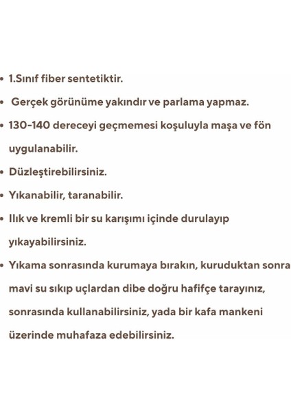 Sarı Kahküllü Dalgalı Uzun Sentetik Peruk