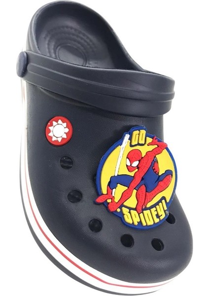 Örümcek Adam Erkek Çocuk Terlik Havuz Deniz Kumsal Sandaleti modelleri