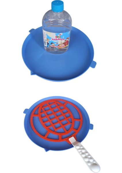 Eğlenceli Baloncuk Seti: 4 Büyük, 4 Küçük Aparat ve 500 ml Solüsyon ile Sınırsız Eğlence!