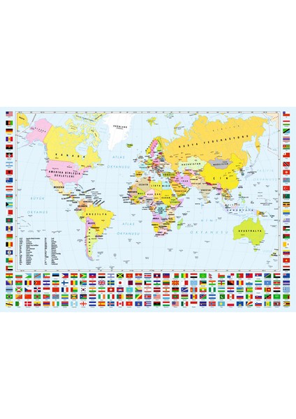 260 Parça xl Puzzle - Dünya Haritası 3319 fiyatları