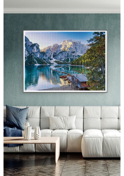 4000 Parçalık Puzzle - Braies Gölü 5205 modelleri
