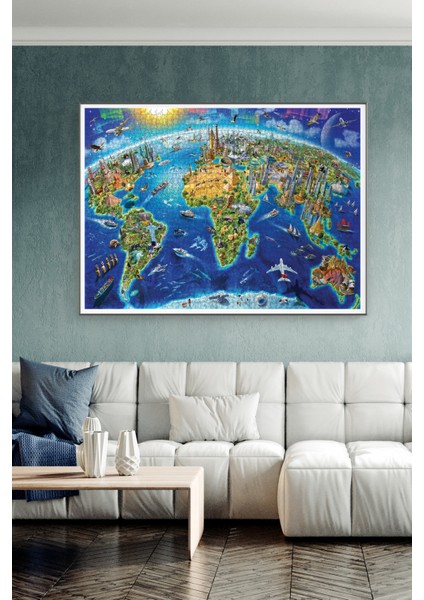 4000 Parçalık Puzzle - Dünyanın Simgeleri 5202 modelleri