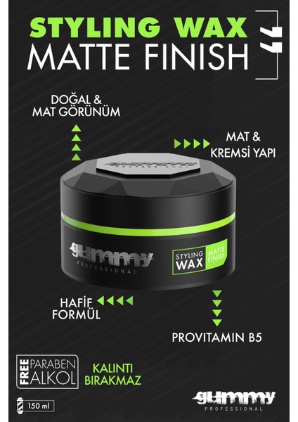Wax Matte Finish 150 ML