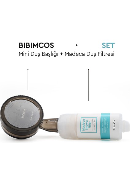 Mini Duş Başlığı + Madeca Duş Filtresi fiyatları
