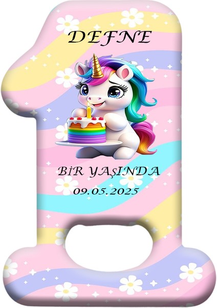 Bir Yaş Doğum Günü Organizasyonu Için Hediyelik Magnet Açacak